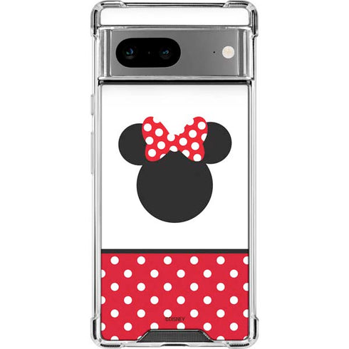 Disney Minnie Mouse Symbol Google Pixel 7a Clear Case